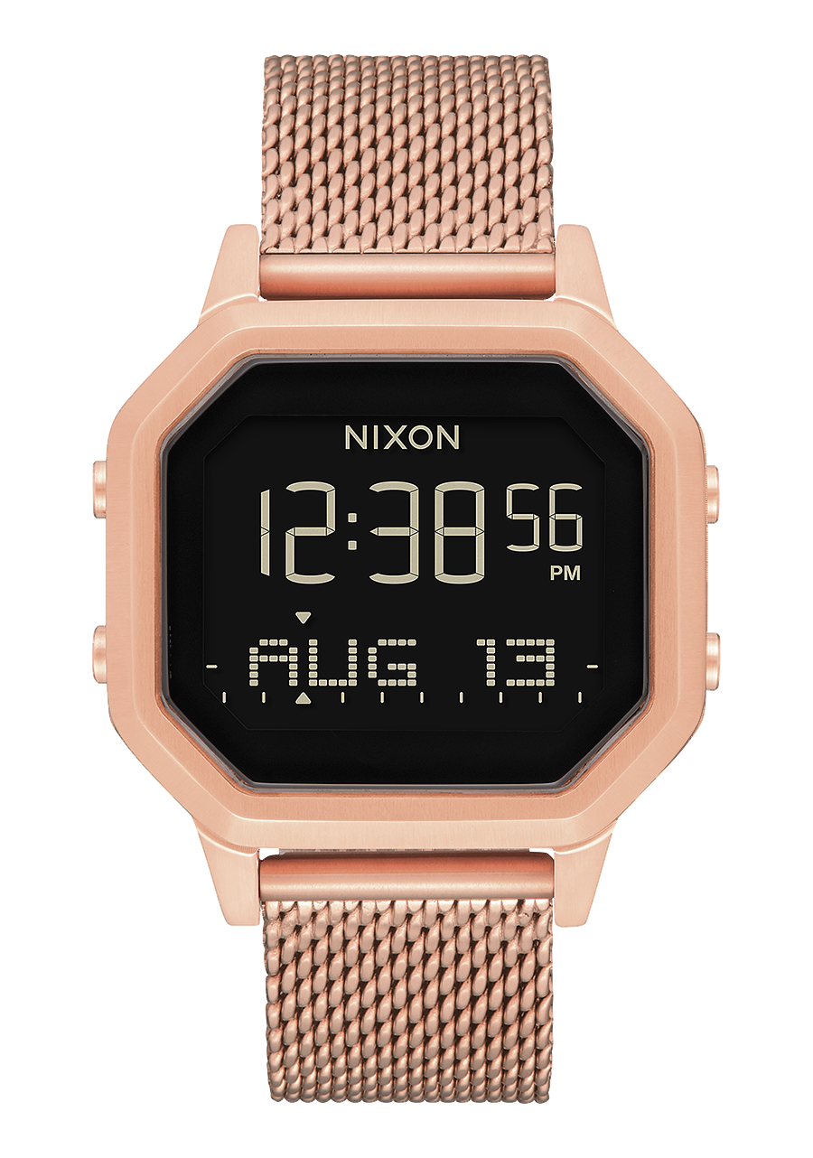 Nixon 'Siren SS' Watch - Rose Gold / White