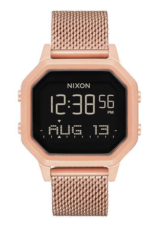 Nixon 'Siren SS' Watch - Rose Gold / White