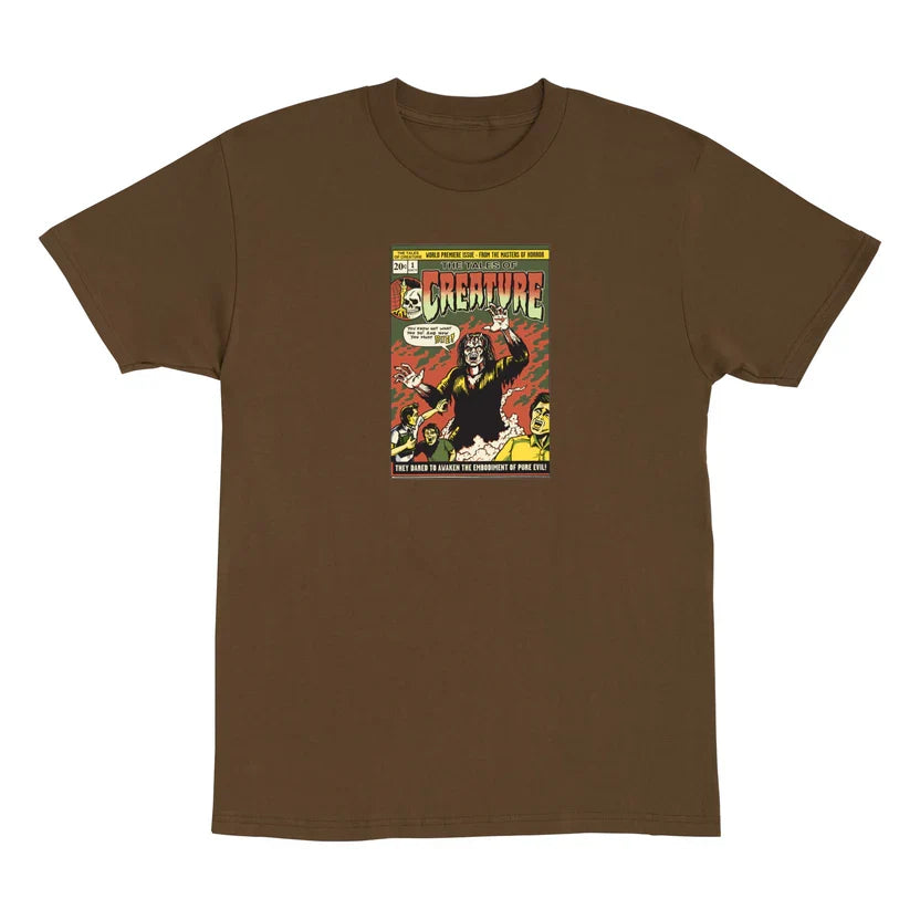 Creature 'Comic Book Relic' Tee - Dark Chocolate