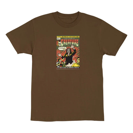 Creature 'Comic Book Relic' Tee - Dark Chocolate