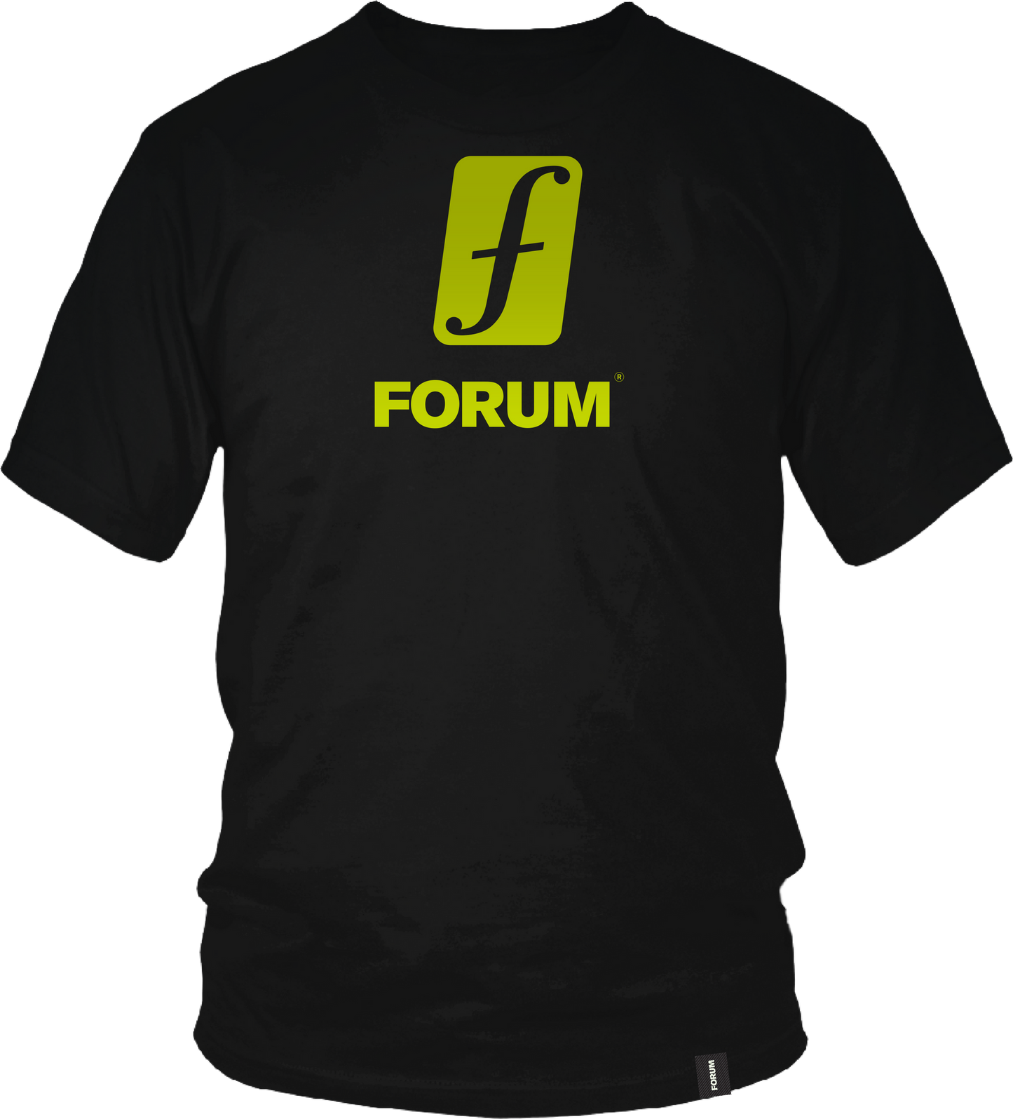 Forum 'Lockup' Tee - Black