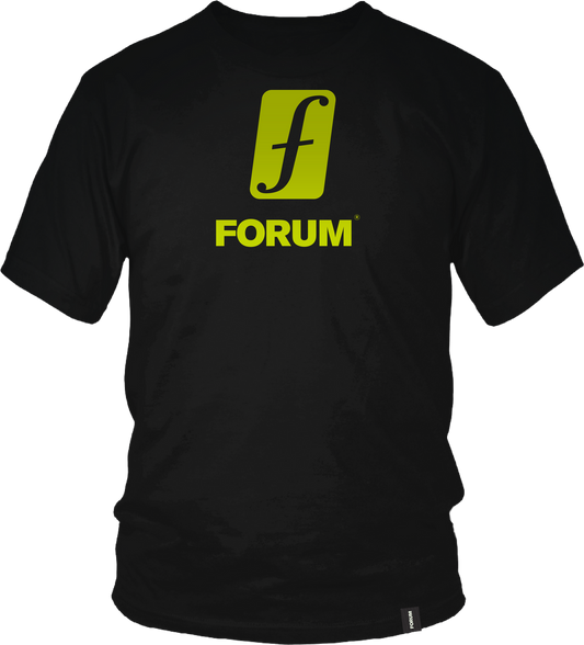Forum 'Lockup' Tee - Black