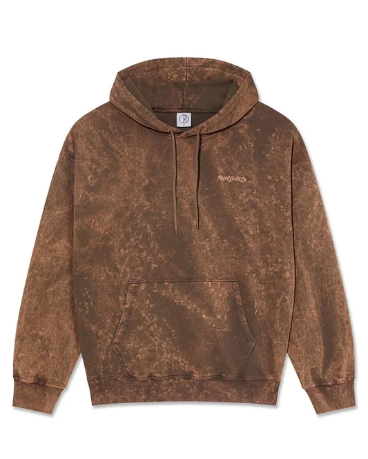 Polar Skate Co. 'Acid Surf Logo' Hoodie - Brown