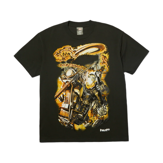 HUF x Marvel 'Ghost Rider Vengeance' Tee - Washed Black