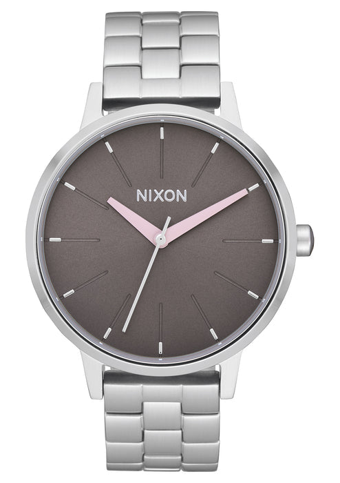 Nixon ‘Kensington' Watch - Silver / Gray / Pale Pink