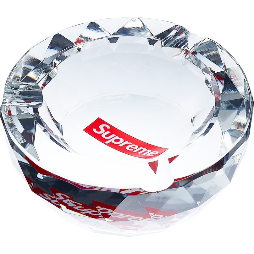 Supreme 'Diamond Cut' Crystal Ashtray