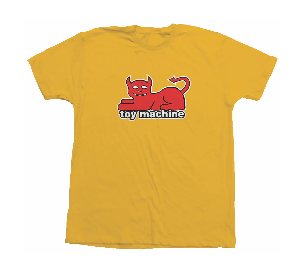 Toy Machine 'Devil Cat' Tee - Yellow