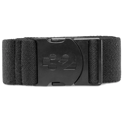 ThirtyTwo 'Cut-Out' Elastic Belt - Black
