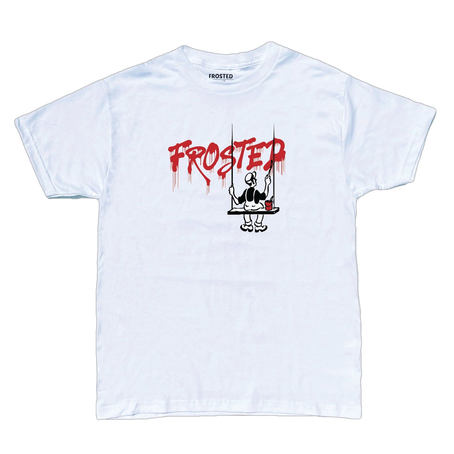 Frosted Skateboards 'Painter Logo' Tee - White
