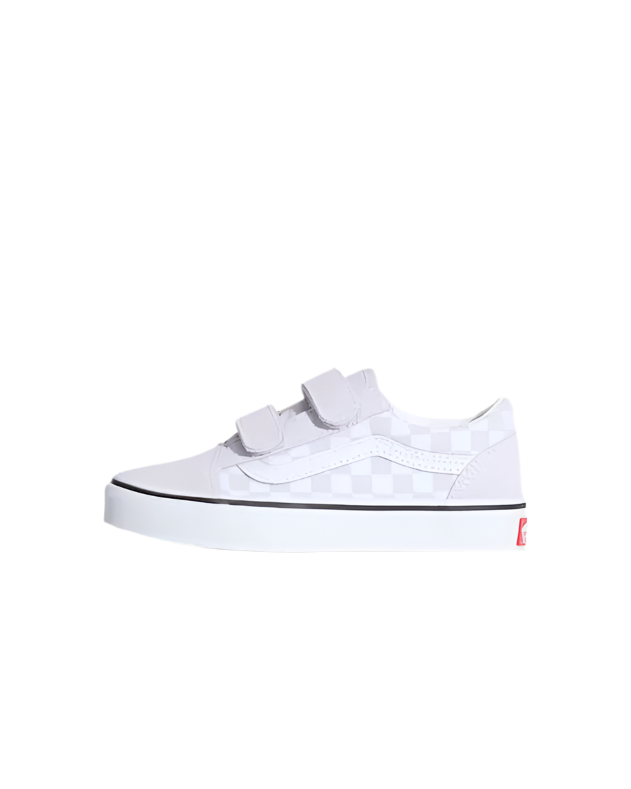Vans 'Old Skool Velcro' Shoes - Color Theory Checkerboard (KIDS)