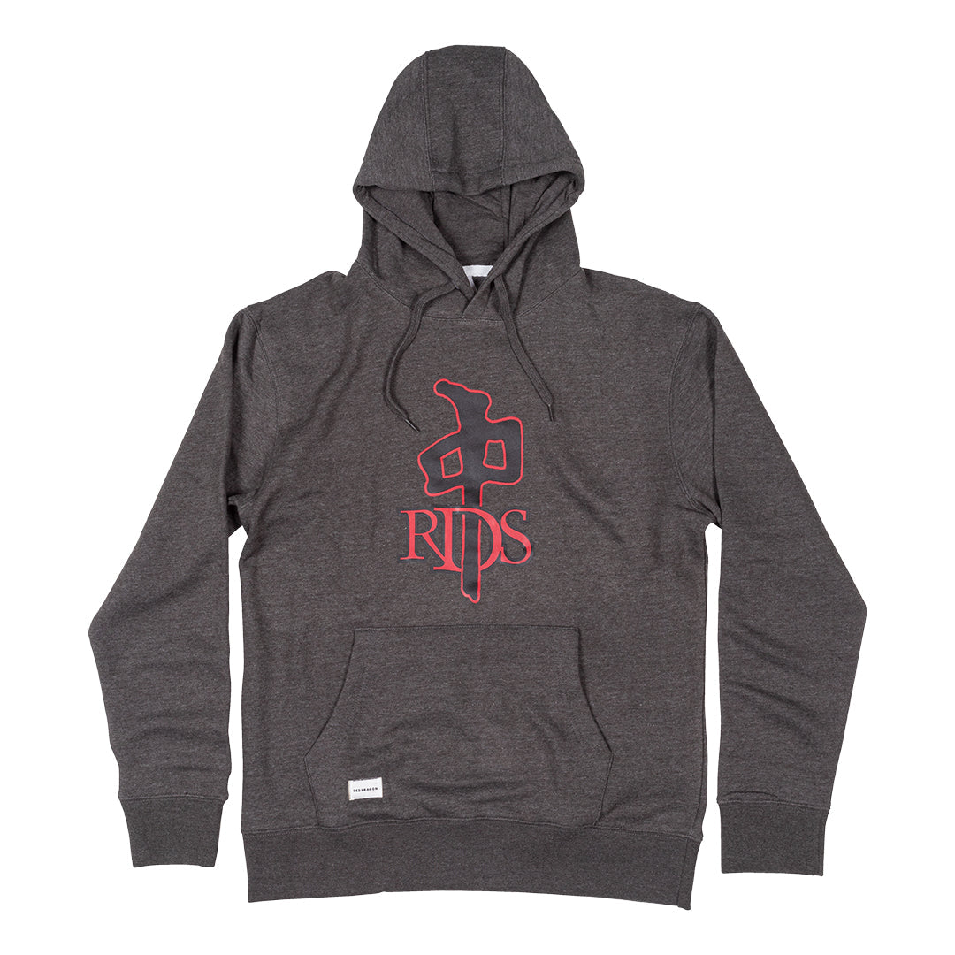 Red Dragon 'OG Logo' Hoodie - Charcoal/Black/Red