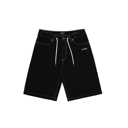 Jacker 'Classic' Denim Baggy Shorts - Black