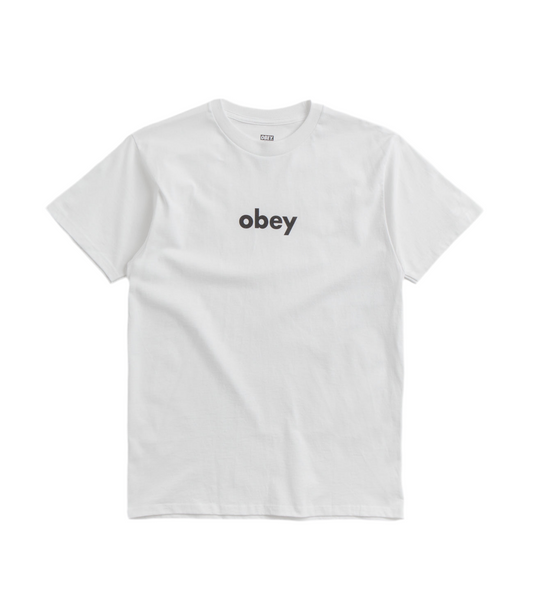Obey 'Lower Case' Tee - White