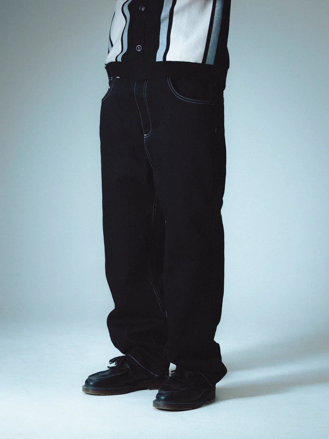 Jacker 'Classic Daily' Denim Pants - Black