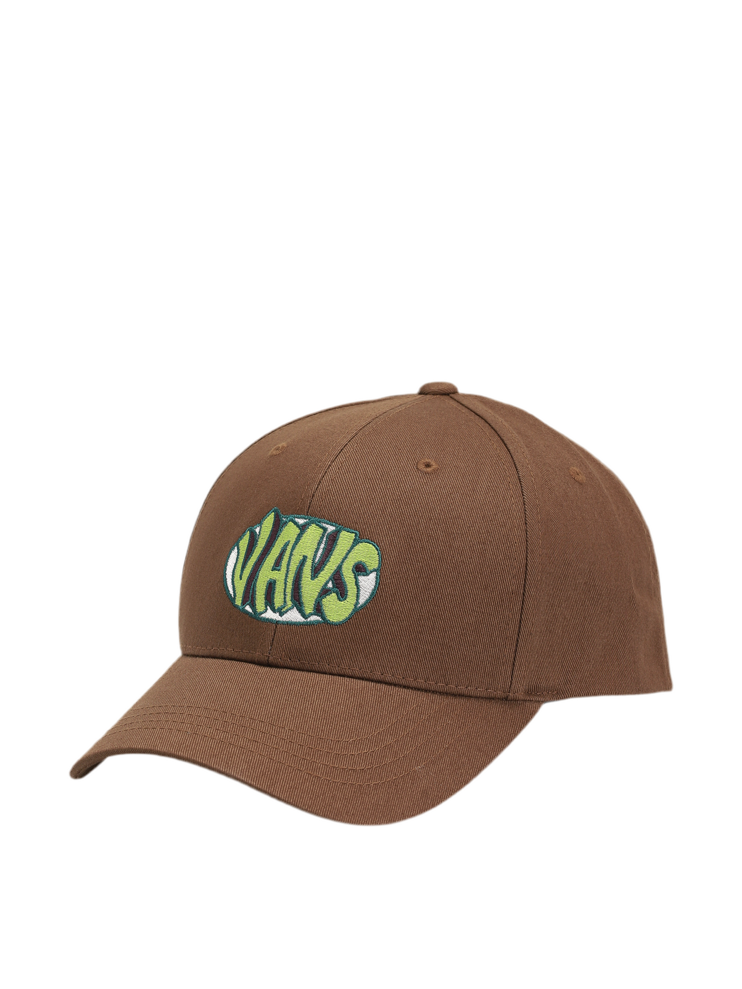 Vans 'Quick Hit Structured Jockey' Cap - Brown/Green