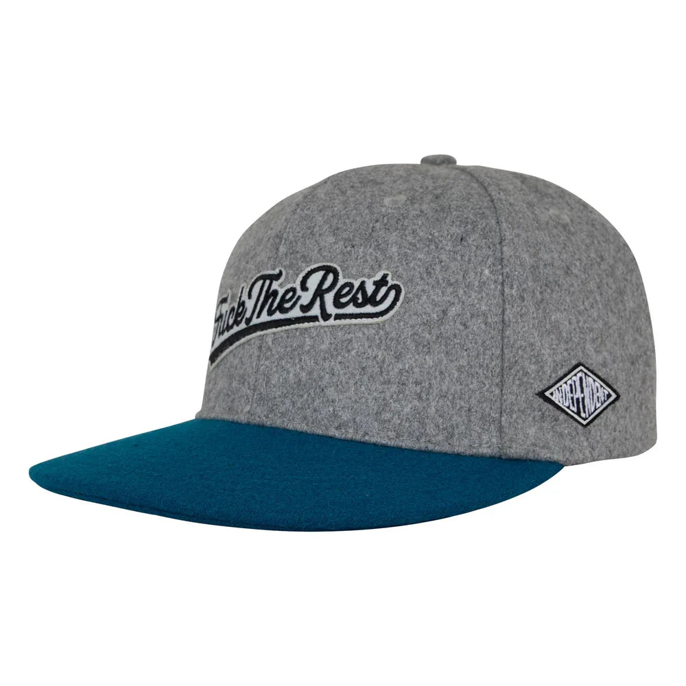Independent 'Fuck The Rest Team' Snapback Cap - Grey/Navy