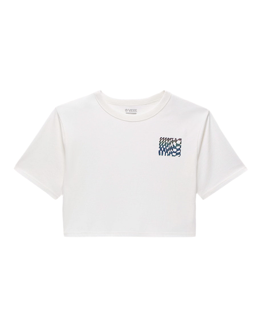 Vans 'Mte Wildthorn Reflective' Cropped Tee - White (Women's)