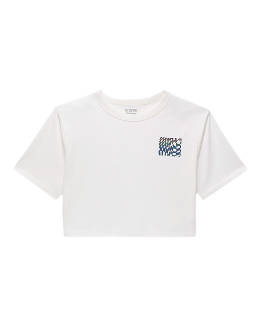Vans 'Mte Wildthorn Reflective' Cropped Tee - White (Women's)