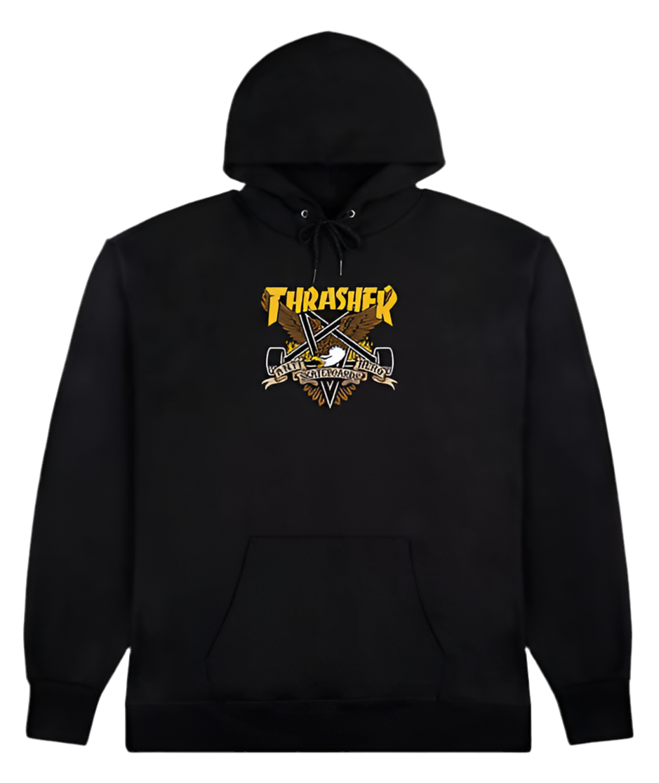 Thrasher x Antihero 'Eaglegram' Hoodie - Black