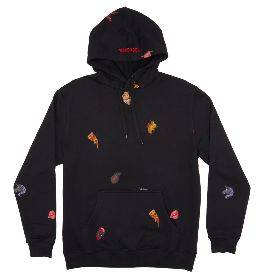 DC Shoes x Marvel 'Deadpool All Over' Hoodie - Black/Multi