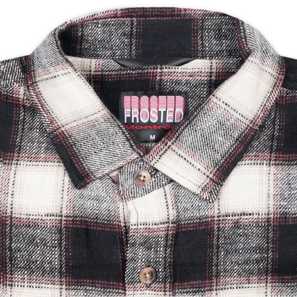 Frosted Skateboards 'Checks' Flannel L/S Shirt - Purple/Brown