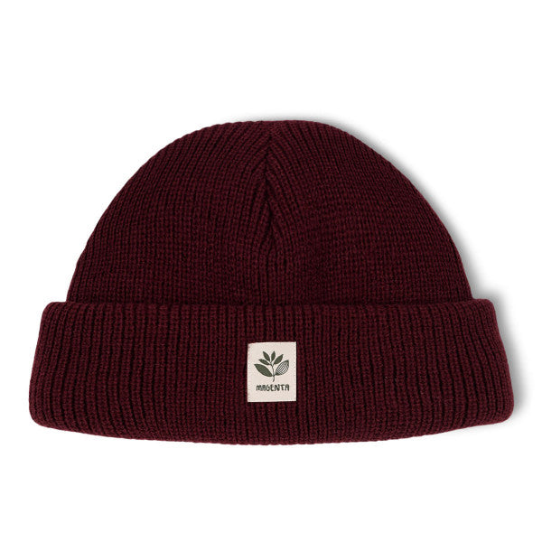 Magenta 'Fam' Beanie - Burgundy