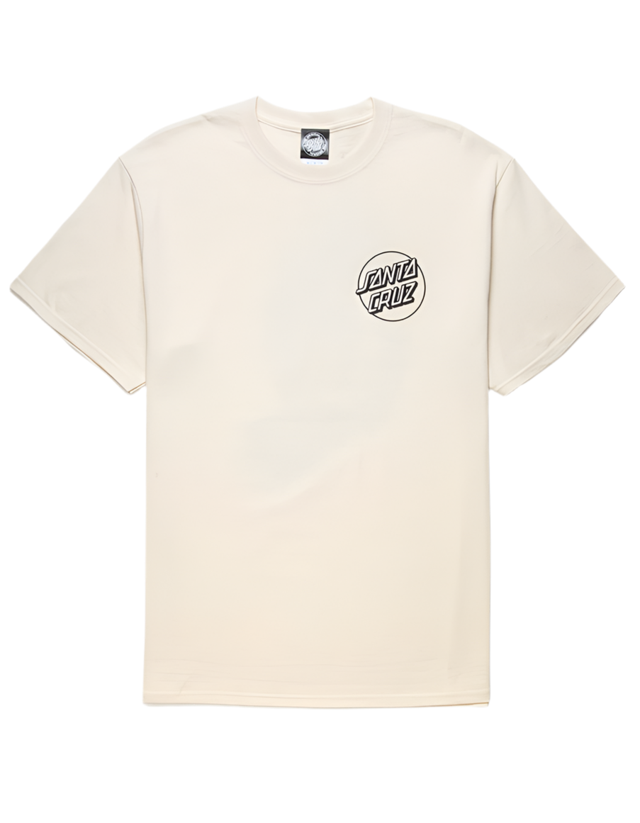 Santa Cruz 'Pace Ritual Hand' Tee - Natural