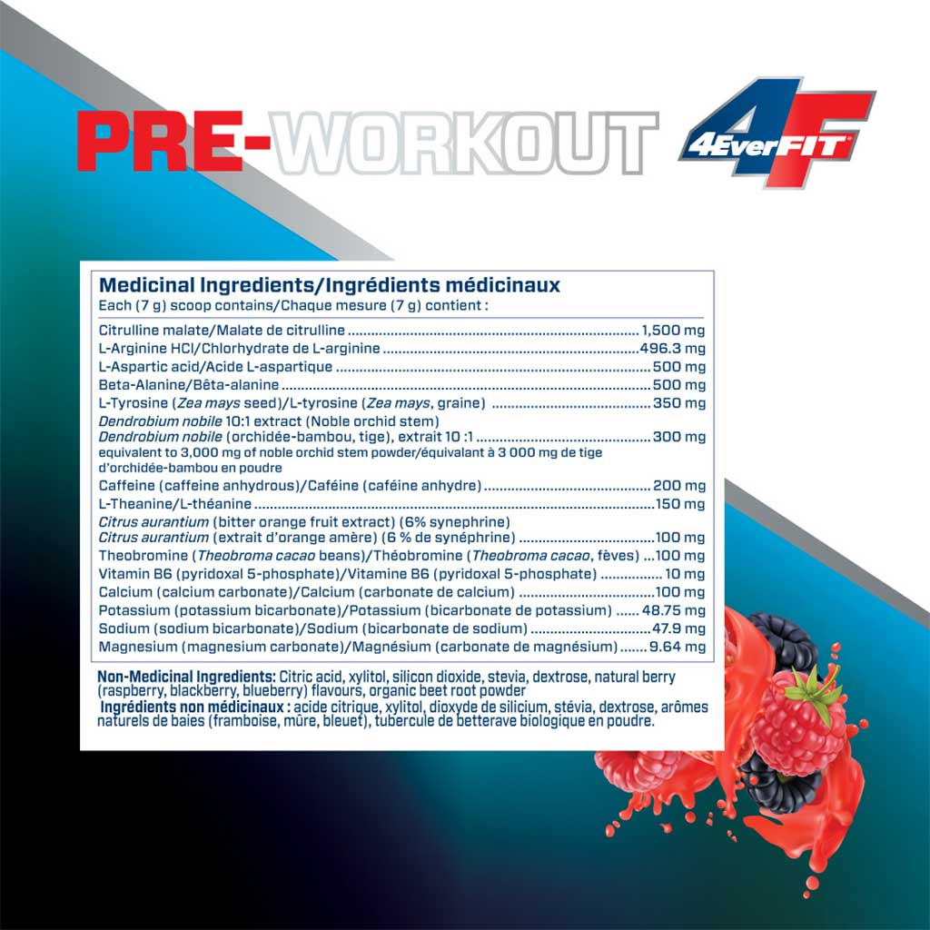 4EverFit PRE-WORKOUT, 30 Servings