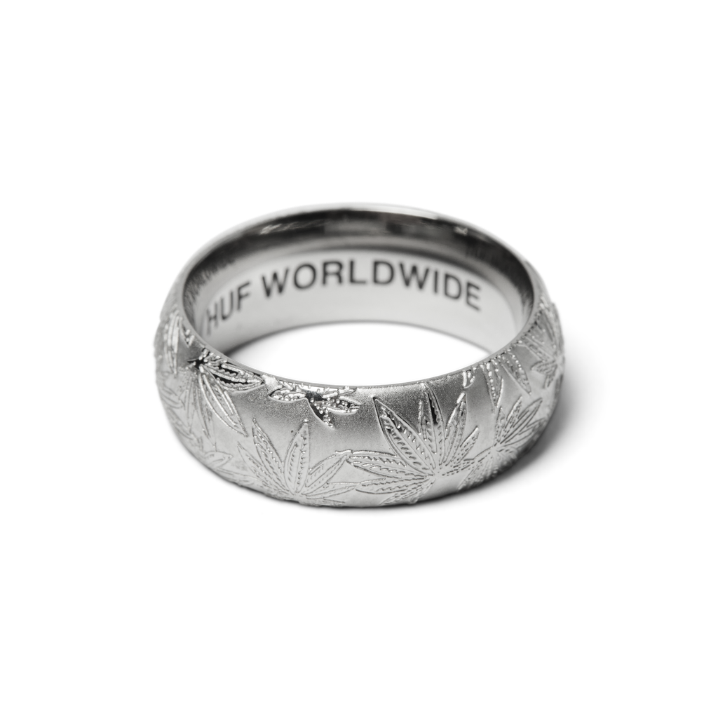 HUF 'Plantlife' Ring - Silver