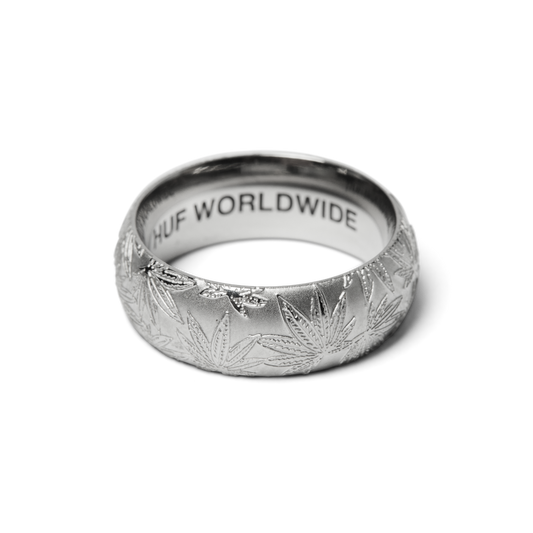 HUF 'Plantlife' Ring - Silver