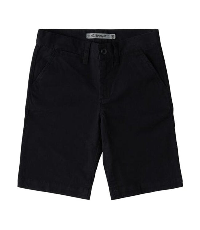 DC Shoes 'Worker' Chino Shorts - Black (KIDS)