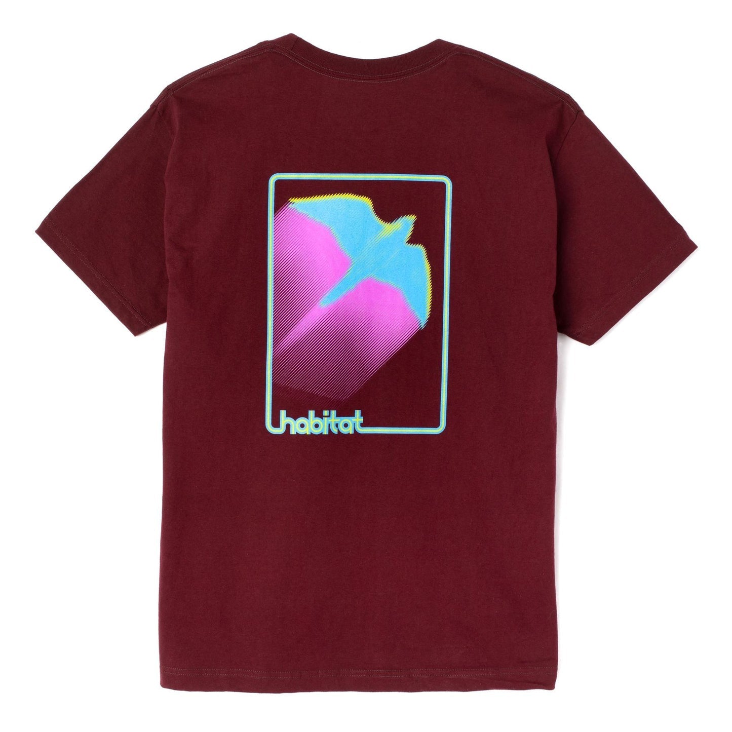 Habitat 'Speed Test' Tee - Maroon