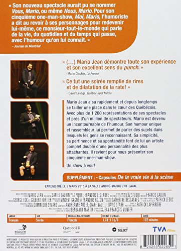Mario Jean / Moi Mario - DVD