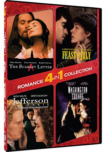 4-en-1 Romance : La Lettre écarlate, Washington Square, Jefferson à Paris, Festin de juillet