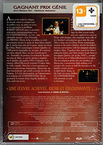 Le Confessionnal (Original French ONLY Version - With English Subtitles) 1995 (Full Screen) Régie au Québec (Cover Bilingue)