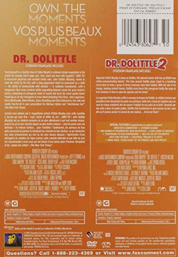 Dr. Dolittle + Dr. Dolittle 2 (Double Feature) - DVD (Used)