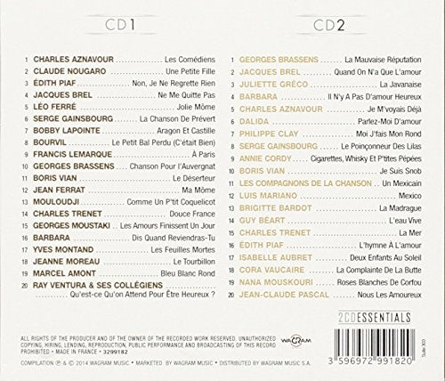Variés / Essentials: Chanson Francaise - CD (Used)