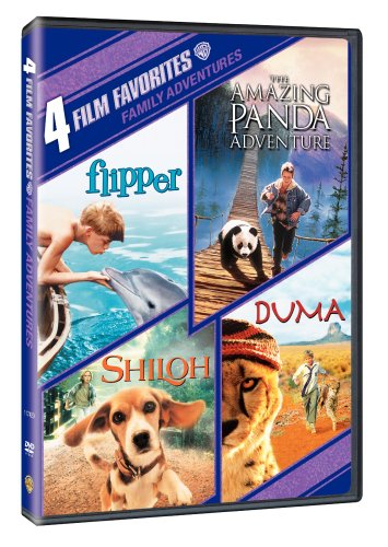 Aventures en famille : 4 films favoris - Flipper / Amazing Panda Adventure / Shiloh / Duma - DVD (occasion)