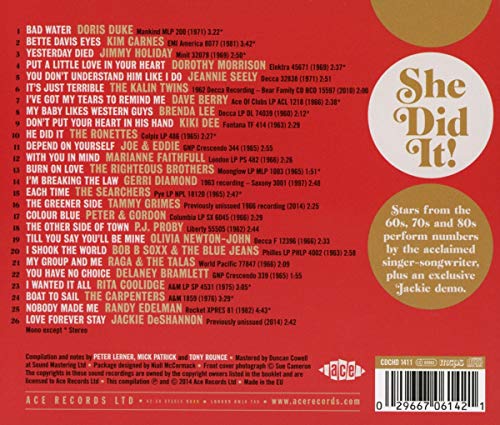 She Did It: Songs Of Jackie Deshannon Vol.2 / Var