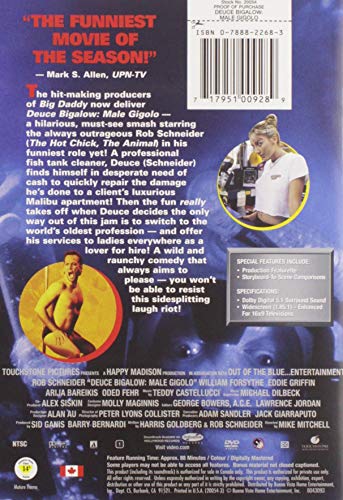 Deuce Bigalow: Gigolo à tout prix - DVD (Occasion)
