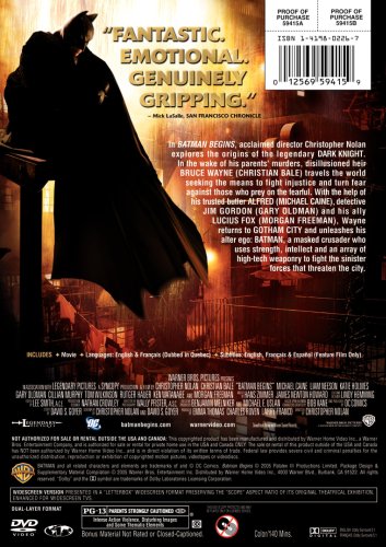 Batman Begins (Widescreen Edition) - DVD (Used)