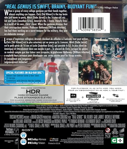 Real Genius - 4K/Blu-Ray