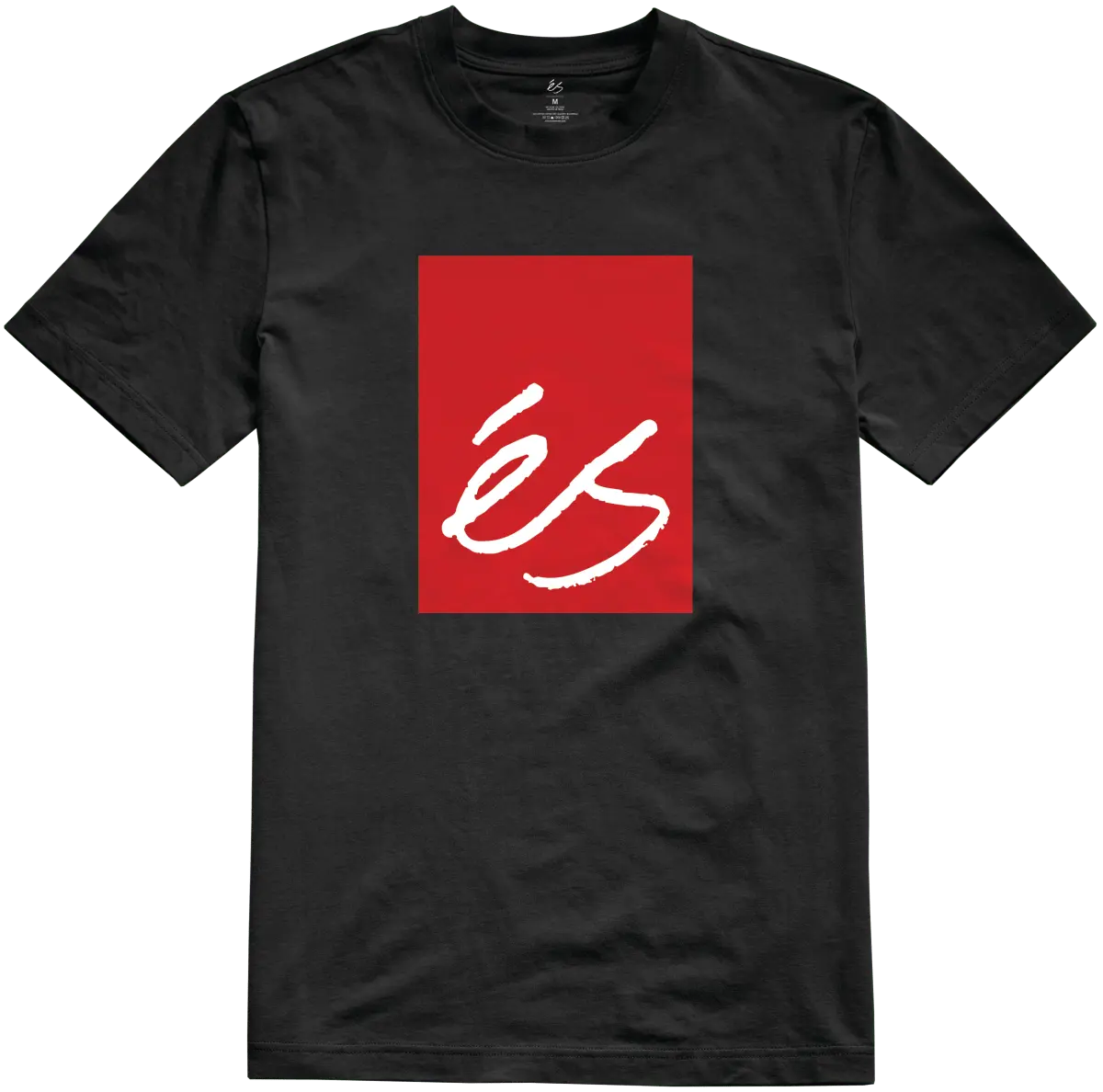 éS 'Main Block' Tee - Black