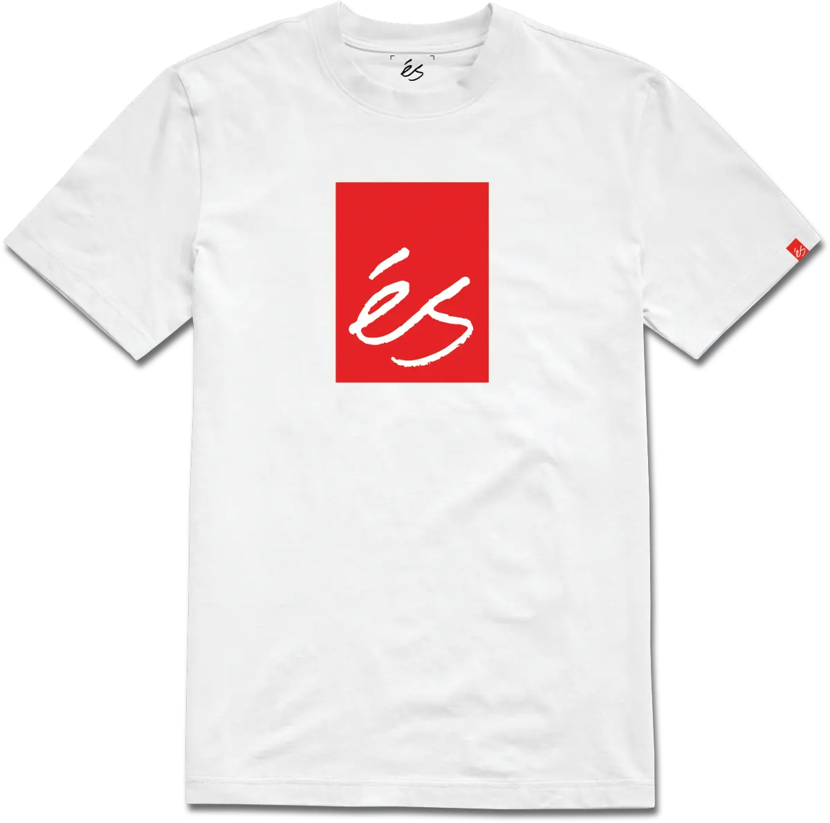 éS 'Main Block' Tee - White