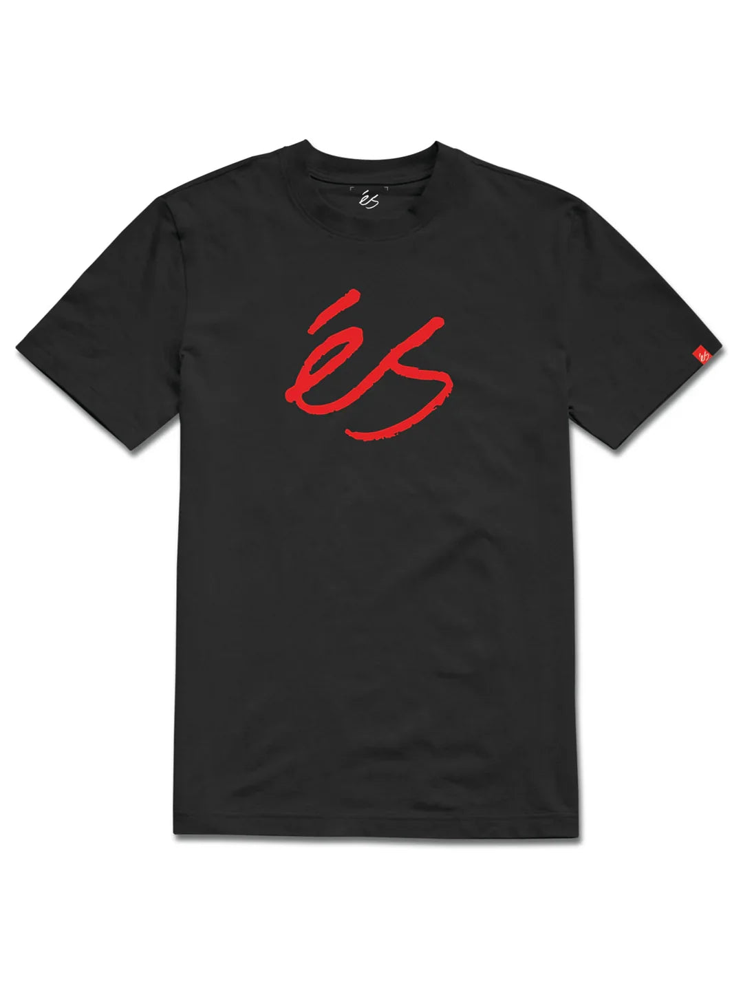 éS 'Script Mid' Tee - Black