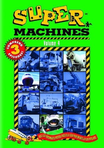 Super Machines - Volume 4 (A L'Aéroport, À La Cimenterie, À La Piste De Course) - DVD (Used)
