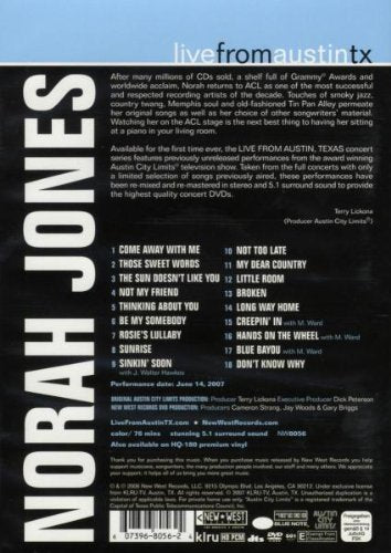 Norah Jones / Live from Austin, TX - DVD (Used)
