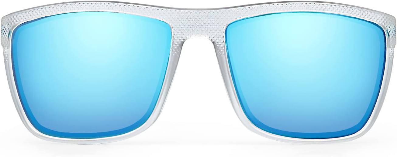 ZENOTTIC Polarized Sunglasses for Men – Lightweight TR90 Frame, UV400, Square