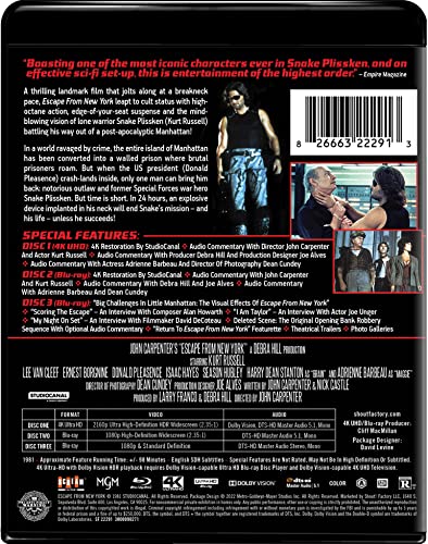 Escape From New York - 4K/Blu-Ray