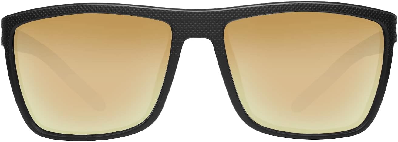 ZENOTTIC Polarized Sunglasses for Men – Lightweight TR90 Frame, UV400, Square
